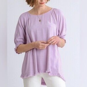 Umgee Lilac Linen
Blend Top